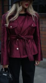 کت کاپشنی رز